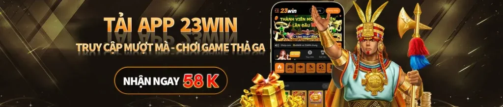 Tải app tại link mới 23vip33 com nhận 58K